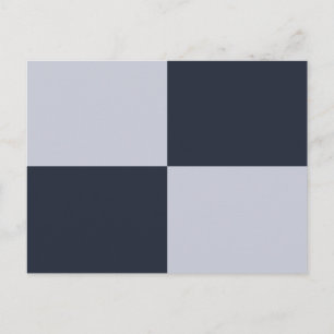 Navy and Grey Rectangles Postcard