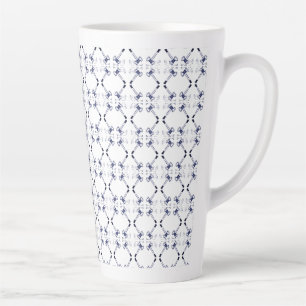 Navy and White Gaffle lawyer advocate Latte Mugs