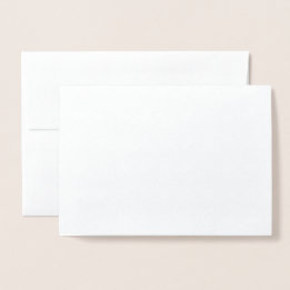 Navy and White Gavels inside Blank Foil Cards