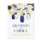 Navy and Yellow Mason Jars Save the Date Postcard