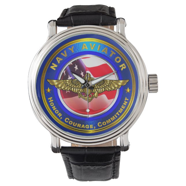 Navy Aviator Watch (Front)
