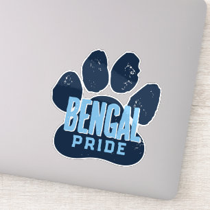 Navy & Baby Blue Pawprint Pride
