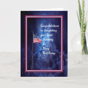 Navy Basic Training Boot Camp Graduation Card