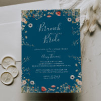 Navy Bliss Wildflower Brunch with the Bride Shower