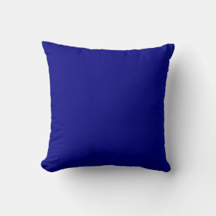 Navy Blue 000080 Colour - Add a Name Option Cushion