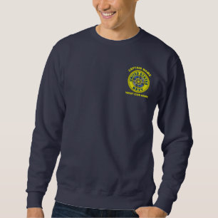 navy blue Anchor nautical captain sailing summer Sweatshirt