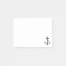 Navy Blue Anchor