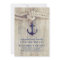 Navy Blue Anchor Rustic Nautical Engagement Party