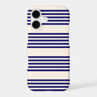 Navy blue and beige five stripes pattern
