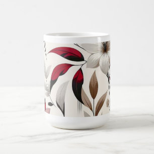 Navy Blue and Burnt Orange Coffee Mug