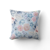 Navy Blue And Pink Floral