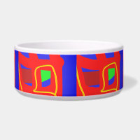 Navy blue and red abstact patterns glowing brite