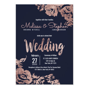 Blue Wedding Invitations Australia 3