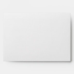 Navy Blue and White Floral Wedding Envelope