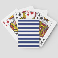 Navy Blue and White Stripe Pattern