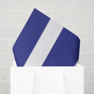 Navy blue and white stripes pattern tissue paper