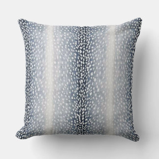 Navy Blue Antelope Accent Pillow