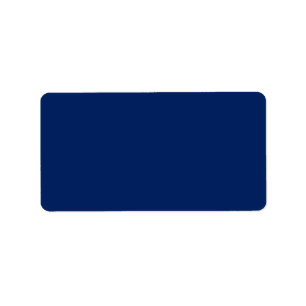 Navy blue background blank custom label