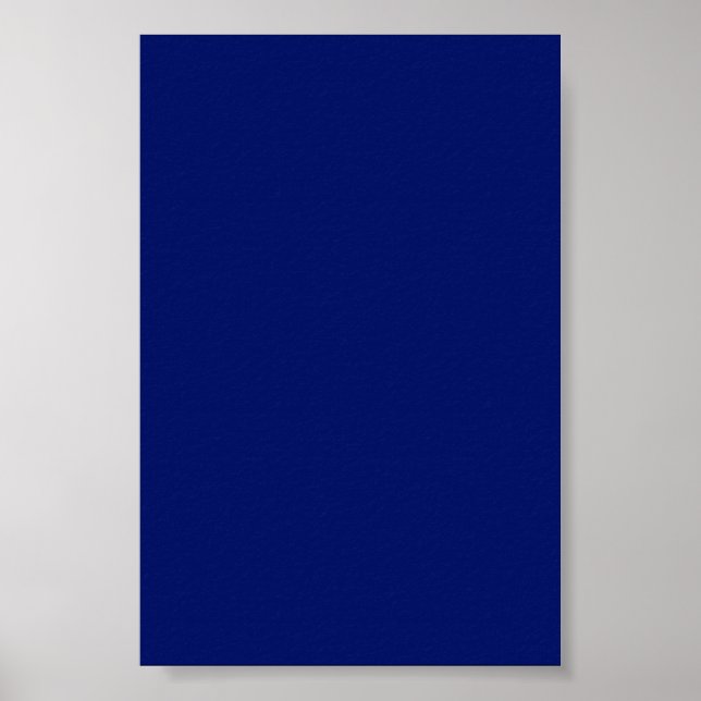 Navy Blue Background on a Poster (Front)