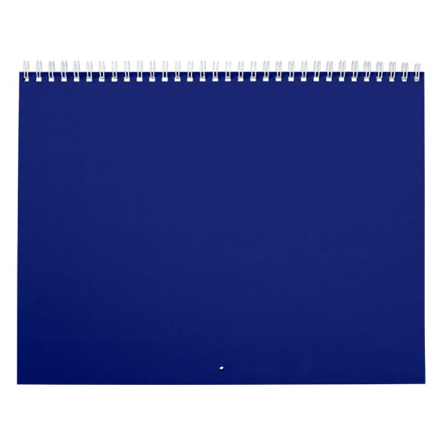 Navy Blue Backgrounds on a Calendar (Cover)