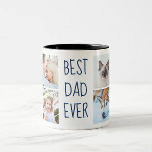 Navy Blue   Best DadEver Custom Photo Mug