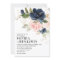 Navy Blue Blush Pink Rose Boho Geometric Wedding