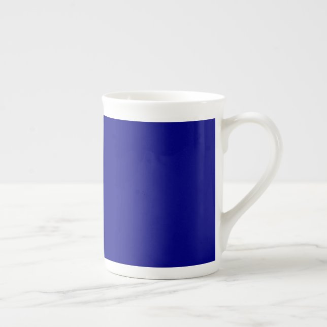 Navy Blue Bone China Mug (Right)