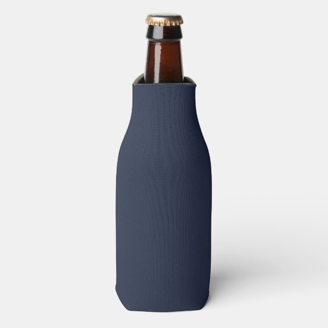 Navy Blue Bottle Cooler (Bottle Front)