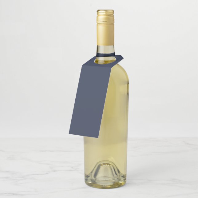 Navy Blue Bottle Tag (Angled)