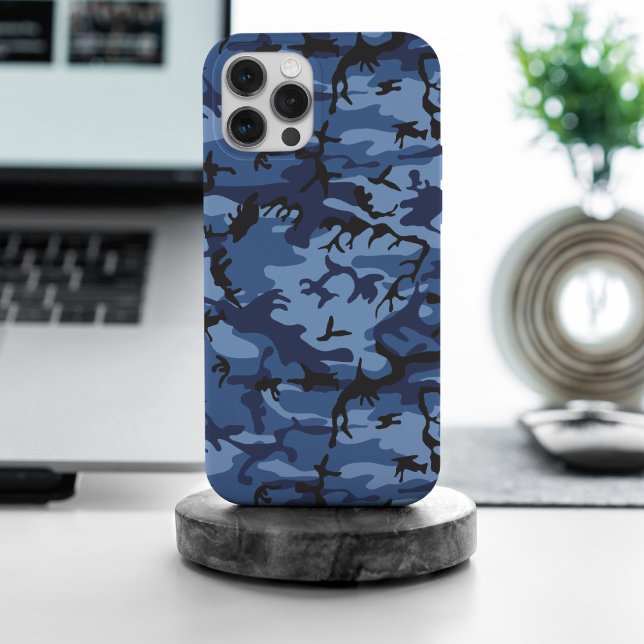 Navy Blue Camouflage, Military, Army Case-Mate iPhone Case (Creator Uploaded)