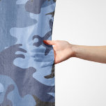 Navy Blue Camouflage, Military, Army Scarf<br><div class="desc">Elegant,  stylish and sophisticated camouflage pattern in navy blue colour. Modern and trendy gift,  perfect for the military lover in your life.</div>