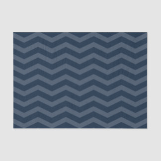 Navy Blue Chevron Tissue Paper