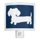 Navy Blue Dachshund Wiener Dog Night Light