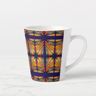 Navy Blue Desert Inspirations Latte Mug