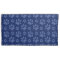 Navy blue dog paw print pattern