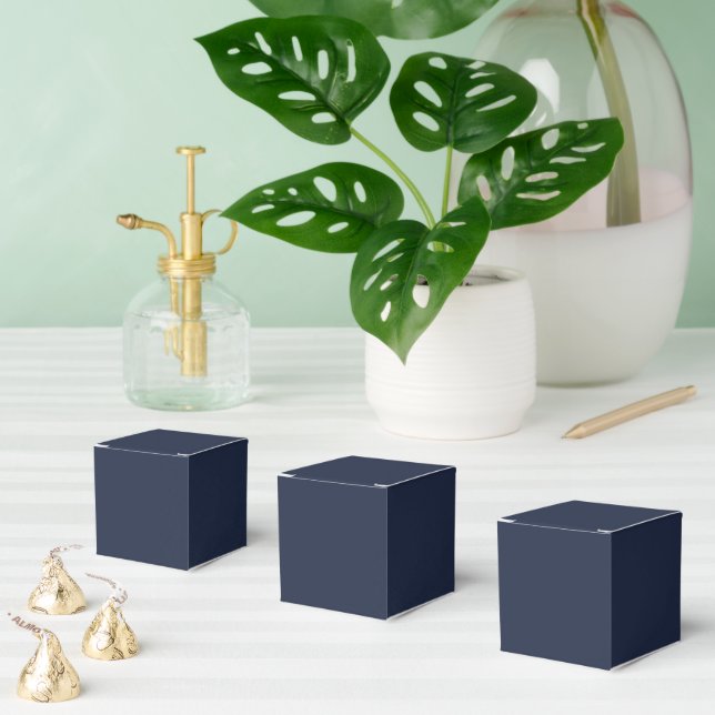 Navy Blue Favour Box (Multiple)