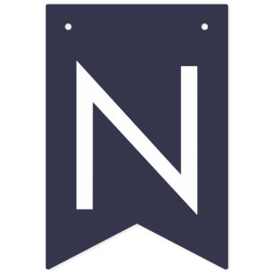 navy blue floral Ivory Rose wedding party BUNTING