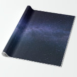 Navy Blue Galaxy Starry Night Stars  Wrapping Paper<br><div class="desc">Navy blue,  starry night,  stars,  galaxy wrapping paper. Perfect for Weddings,  birthdays,  parties.</div>