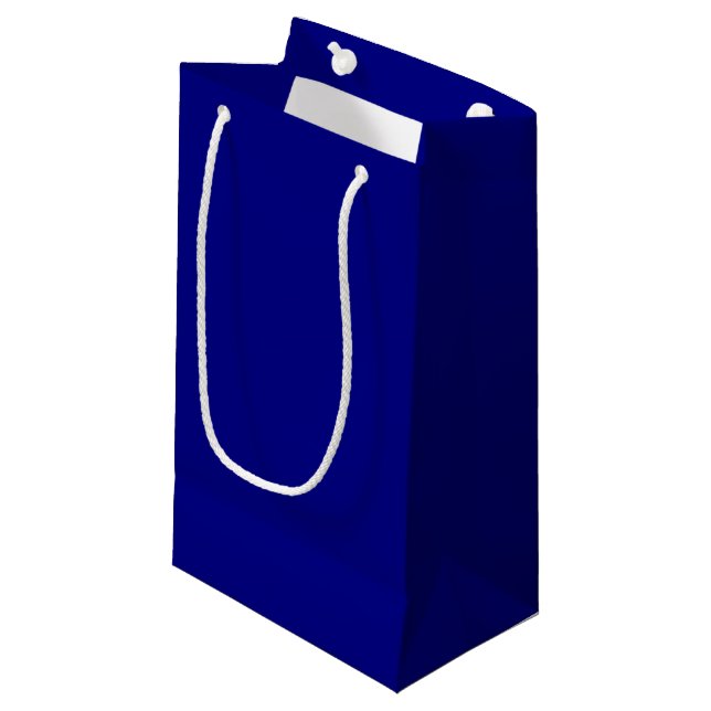 Navy Blue Gift Bag (Front Angled)