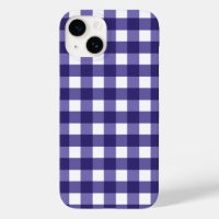 Navy blue gingham