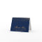 Navy Blue & Glam Gold Confetti Wedding Thank You