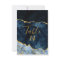 Navy Blue Gold Foil Agate Wedding Table Numbers