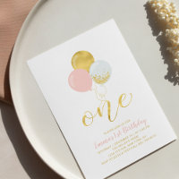Navy Blue & Gold Star | One 1st Birthday Party