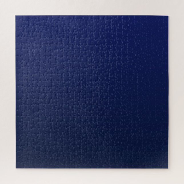 Navy Blue Gradient Deep Blue Jigsaw Puzzle (Vertical)