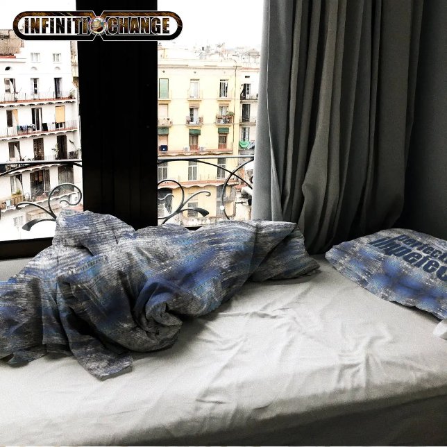 Navy Blue Grunge Denim Texture | Sherpa Blanket (Creator Uploaded)