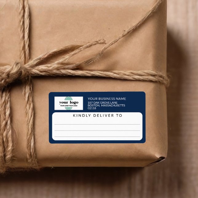 Navy Blue Kindly Deliver To Logo Shipping (Creator Uploaded)