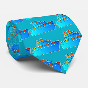 Navy blue liner ship tie ties