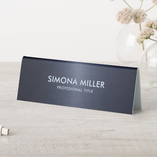 Navy Blue Metallic Background  (In SItu (Table))