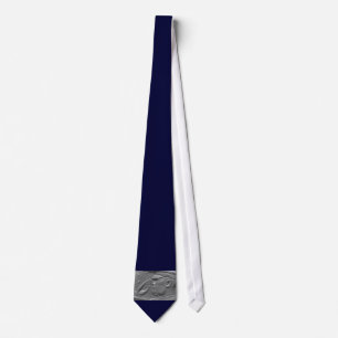 Navy Blue Military Honour Salute Military Tie