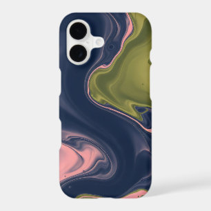 navy blue mixture of colors with green and rose